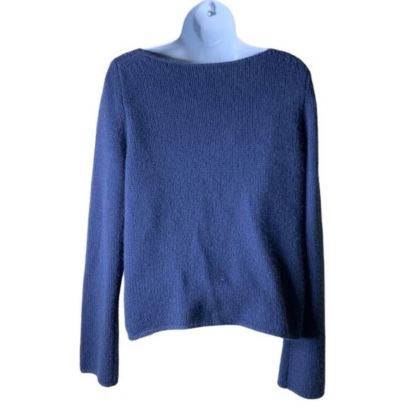 Vince 100% Cashmere Sweater Women Size Large Pullover Crew Neck Knitted Top - Picture 4 of 10